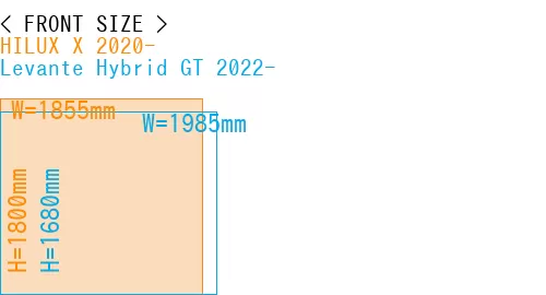 #HILUX X 2020- + Levante Hybrid GT 2022-